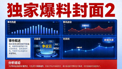独家爆料封面2 - 网络事件分析数据可视化界面